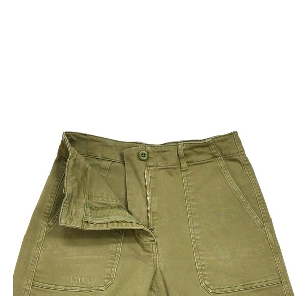 Everlane The Utility Sagebrush Twill Wide Leg Cropped Pants - Picture 4 of 9